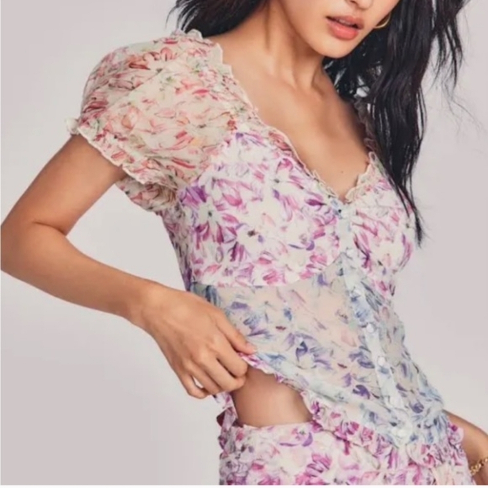 Bryant Top And Rhodes Skirt In Sweet Kisses - Picture 5 of 10
